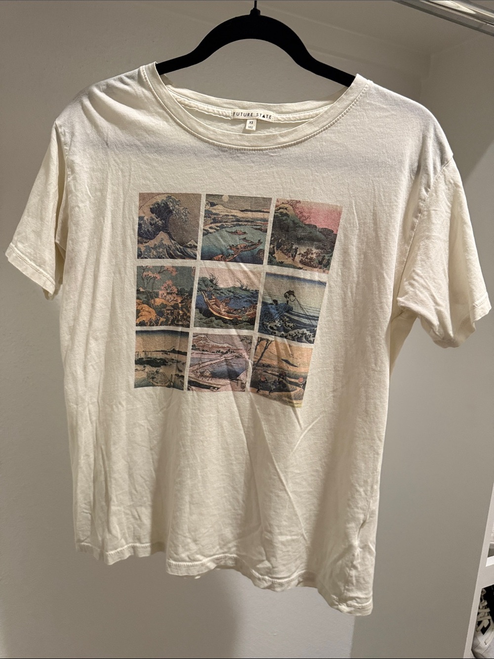 Future State Cream Graphic Short Sleeve Tee